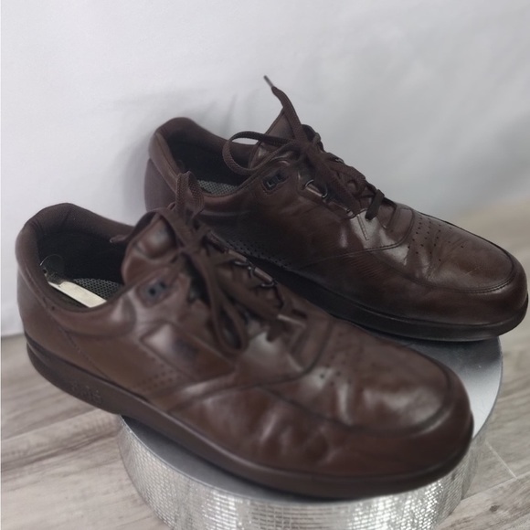 SAS Men\'s Brown Leather Shoes size 13 pre owned good condition main image 13